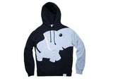 flock & herd clothing hooded sweatshirt with trunk sleeve